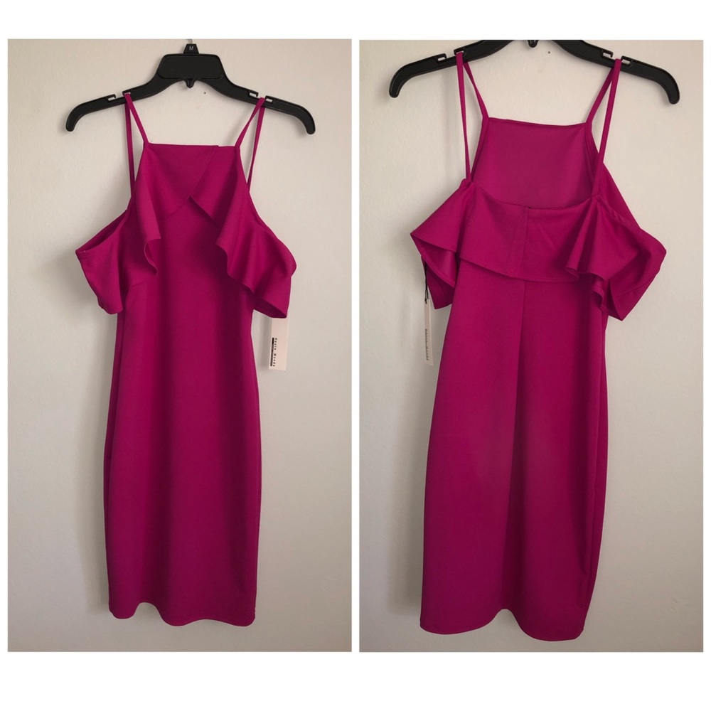 Dark pink dress